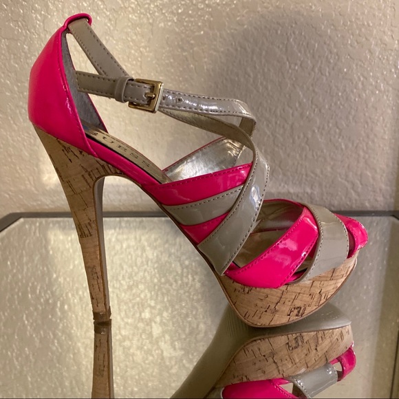 Guess High-Heeled Platform Sandals size 6.5 - Picture 5 of 8